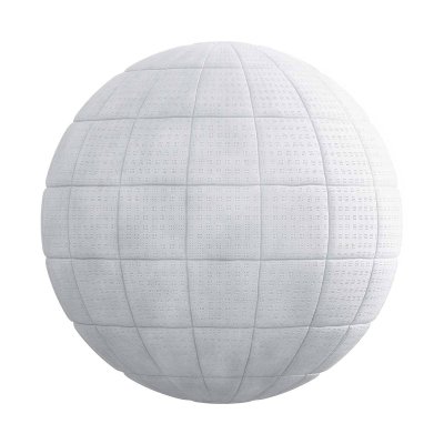 【材质】白色面料拼布