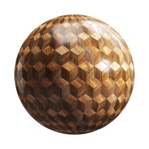 【材质】立方木镶木地板BBR贴图