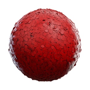 【材质】红色塑料代币