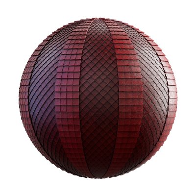 【材质】红色瓦片屋顶