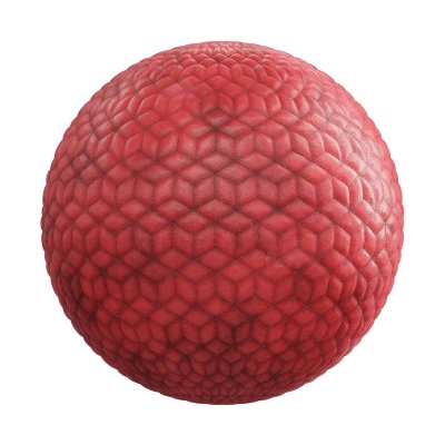 【材质】红色皮革