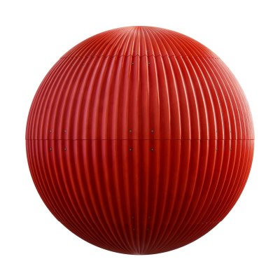 【材质】红色金属屋顶