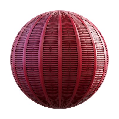 【材质】红色金属屋顶