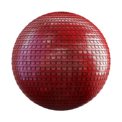 【材质】红色金属板材屋顶