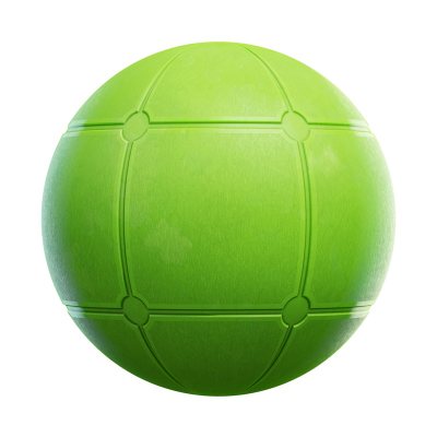 【材质】绿色图案化塑料