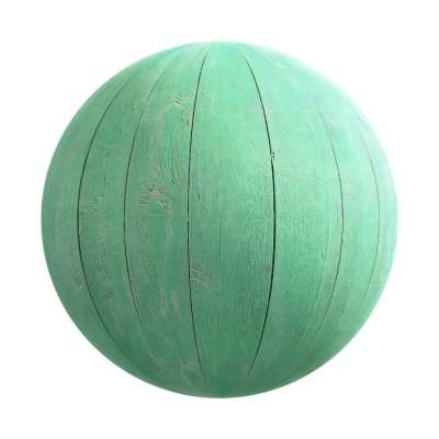 【材质】绿色油漆木板