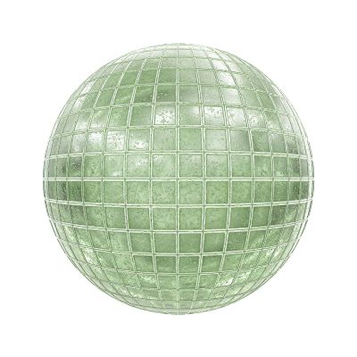 【材质】绿色玻璃tiles
