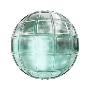 【材质】绿色玻璃墙