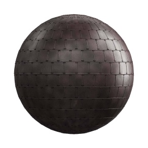 【材质】缝制棕色皮革