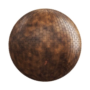 【材质】缝制的棕色皮革