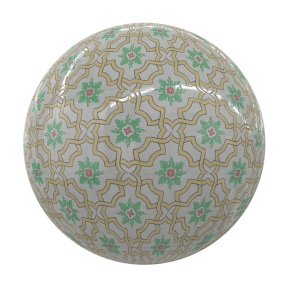 【材质】花纹图案瓷砖