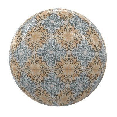 【材质】花纹瓷砖