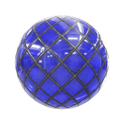 【材质】蓝色玻璃