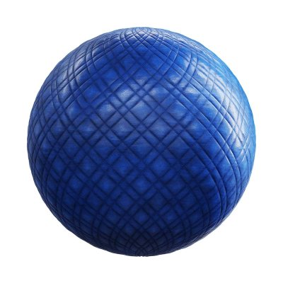【材质】蓝色皮革
