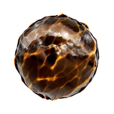【材质】褐色结晶状的水晶