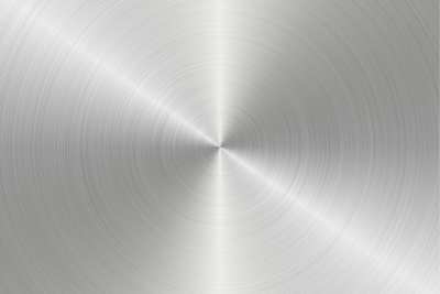 【材质】银色圆形纹拉丝金属