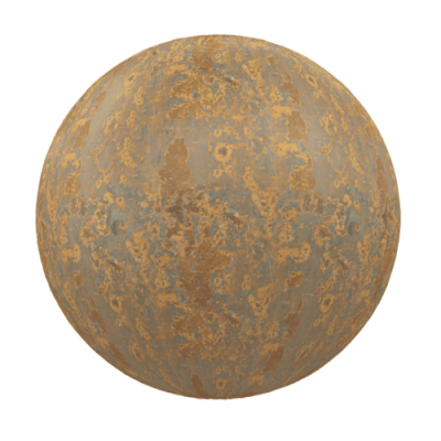 【材质】锈色金属漫反射