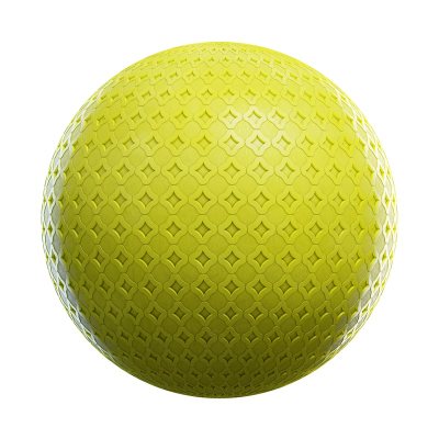 【材质】黄色图案塑料