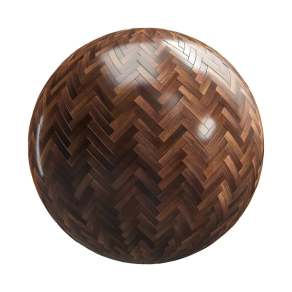 【材质】黑色人字花木镶木地板