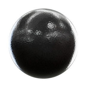 【材质】黑色凹凸不平塑料