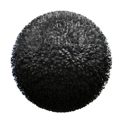 【材质】黑色抽象塑料