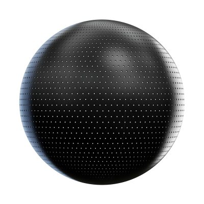 【材质】黑色穿孔塑料