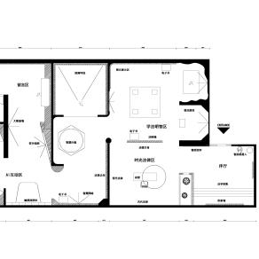 【CAD图纸】展厅平面方案设计