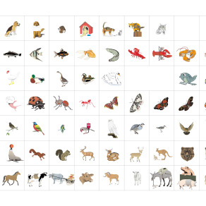 【CAD图纸】动物CAD填充图库