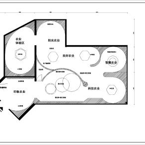 【CAD图纸】展厅室内CAD方案