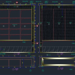 【CAD图纸】全屋定制杭州展厅细化图纸丨CAD施工图