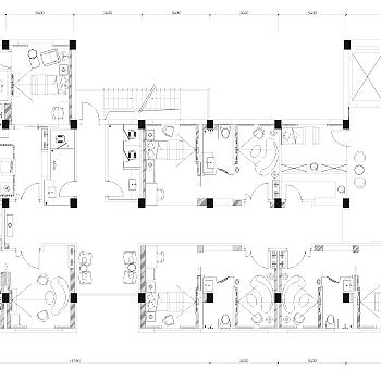 【CAD图纸】民宿平面方案CAD