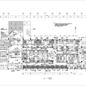 【CAD图纸】五星级会所茶吧平面CAD方案