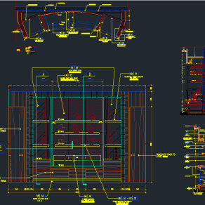 【CAD图纸】酒柜橱柜餐边柜展柜填单台类CAD节点图库