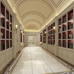 【CAD图纸】上海嘉昱建投书局图书馆 彩平彩立+高清效果图+CAD施工图+物料+官方摄影+实景