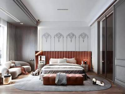 法式轻奢卧室