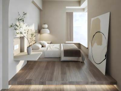 侘寂榻榻米卧室