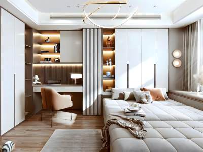 现代榻榻米卧室
