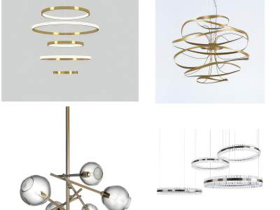 现代环形吊灯