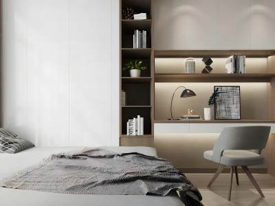 现代榻榻米卧室