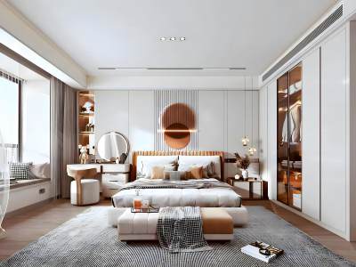 现代轻奢卧室