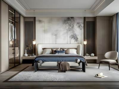 新中式家居卧室