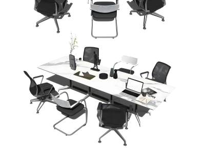 现代会议桌椅组合