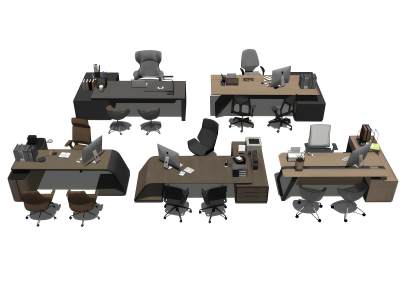 现代办公桌椅老板办公桌椅