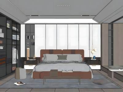 现代卧室