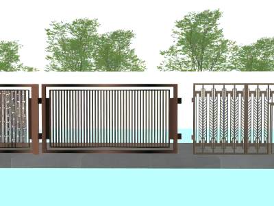 新中式别墅大门