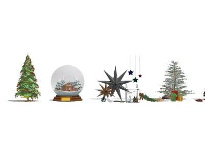 现代圣诞摆件
