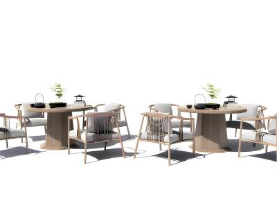 新中式休闲桌椅