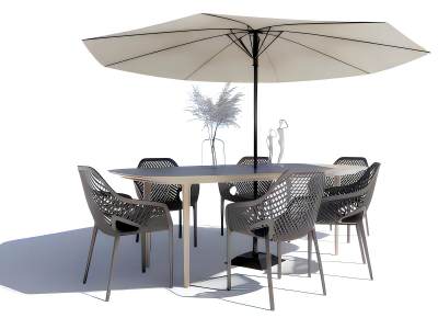 现代户外休闲桌椅