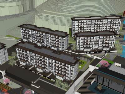 中式住宅外立面