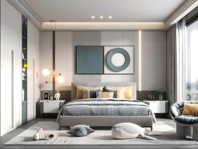 现代卧室
